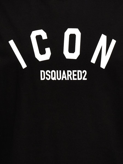 Shop Dsquared2 'be Icon' T-shirt In White/black