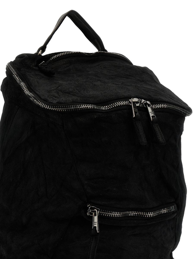 Shop Giorgio Brato Leather Backpack In Black