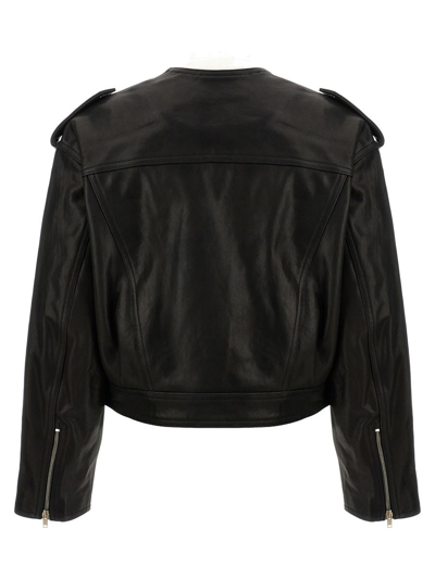 Shop Isabel Marant 'audric' Biker Jacket In Black