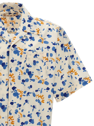 Shop Marni ' Dripping' Shirt In Multicolor
