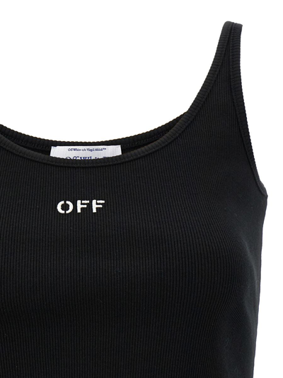 Shop Off-white 'off Stamp' Top In Black