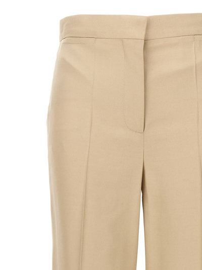 Shop Stella Mccartney 'flared' Pants In Beige