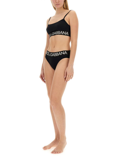 Shop Dolce & Gabbana Two-piece Costume In Black