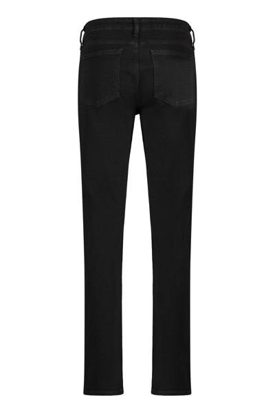 Shop Agolde Devon 5-pocket Jeans In Black