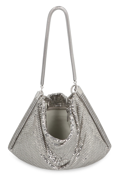 Shop Rabanne Chainmail Pocket Bag In Silver