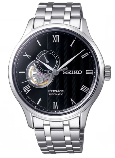 Pre-owned Nixon Seiko Watch, Brand New, Presage Ssa377j1 Open Heart Skeleton