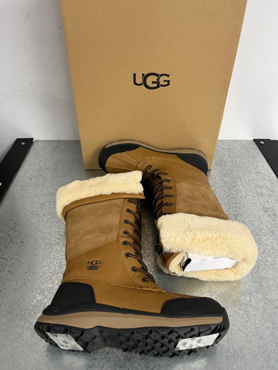Pre-owned Ugg Women's Adirondack Tall Iii Boot Waterproof Chestnut All Sizes In Brown