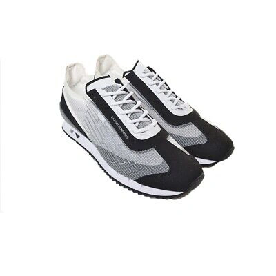 Pre-owned Ea7 Shoes Sneaker Emporio Armani  Man Sz. Us 8,5 X8x142xk328 N763 Grey