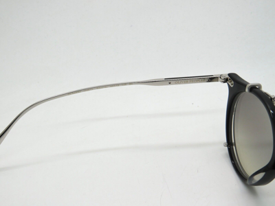 Pre-owned Oliver Peoples Brunello Cucinelli Eduardo Ov5483m 100511 48mm Eyeglasses Clip-on In Shale Gradient
