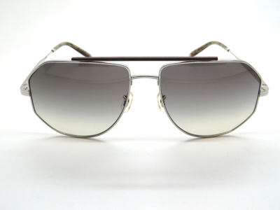 Pre-owned Oliver Peoples Brunello Cucinelli Ov1317st 503611 Moraldo Silver Sunglasses In Light Shale Gradient