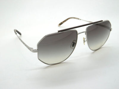 Pre-owned Oliver Peoples Brunello Cucinelli Ov1317st 503611 Moraldo Silver Sunglasses In Light Shale Gradient