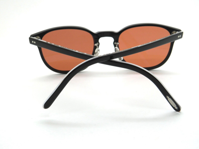 Pre-owned Oliver Peoples Fairmont Sun Ov5219sm 149253 Black/persimmon 49mm Sunglasses In Orange