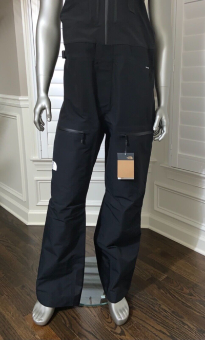 Pre-owned The North Face Mens Ceptor Dryvent Waterproof Shell Ski Bibs Pants - Black White