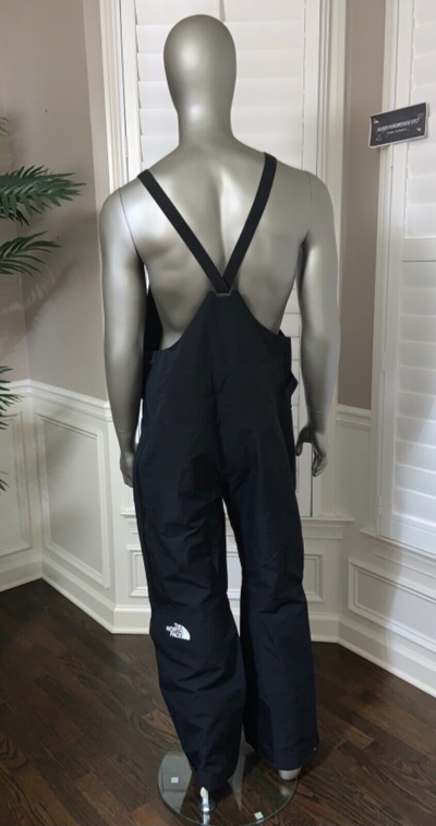 Pre-owned The North Face Mens Ceptor Dryvent Waterproof Shell Ski Bibs Pants - Black White