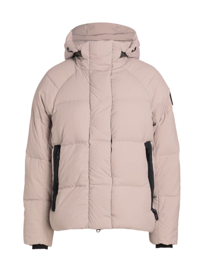 Shop Canada Goose Women's Junction Hooded Down Parka In Lucent Rose