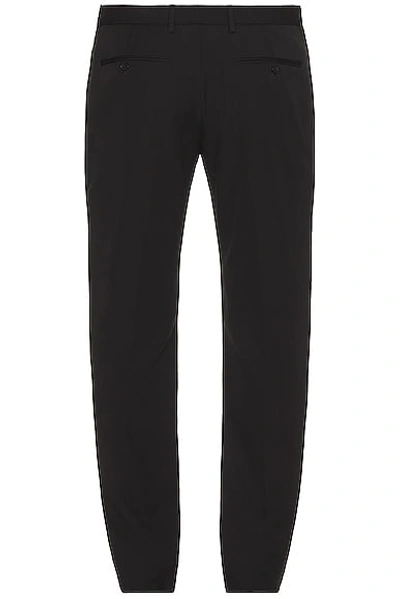 Saint Laurent Pantalon Ajuste In Nero