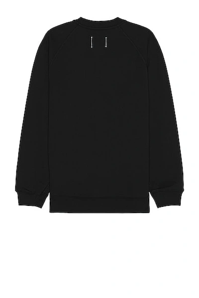 Shop Reigning Champ Midweight Terry Classic Crewneck In Black