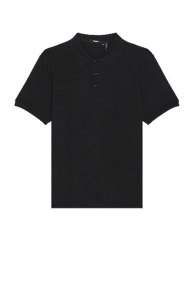 Shop Theory Jocelyn Polo In Black