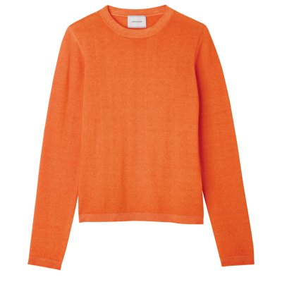 Shop Longchamp Sweater In Orange