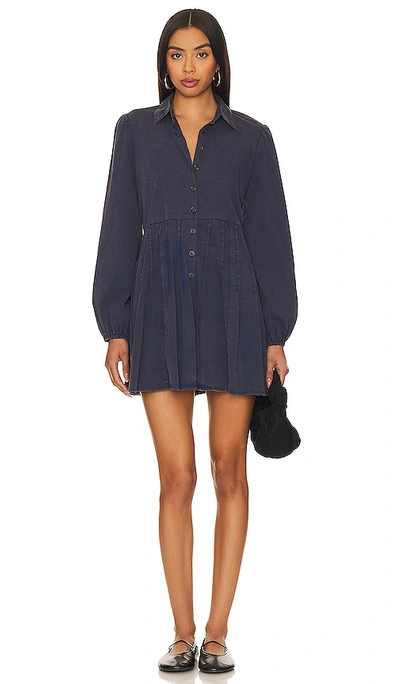 Shop Free People Solid Marvelous Mia Mini In Navy