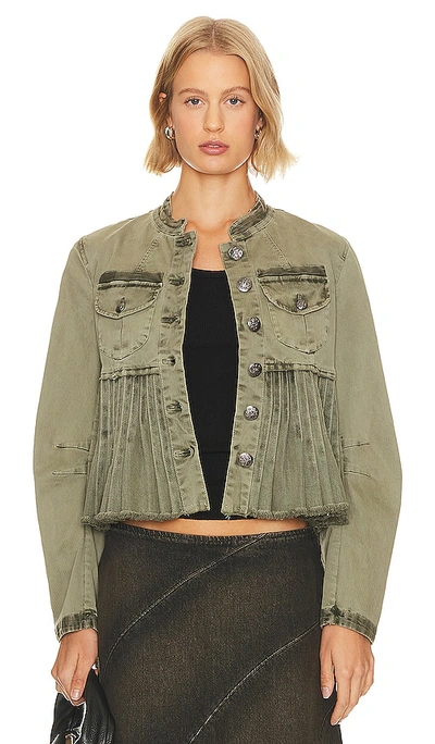 Shop Free People Cassidy Jacket In Military