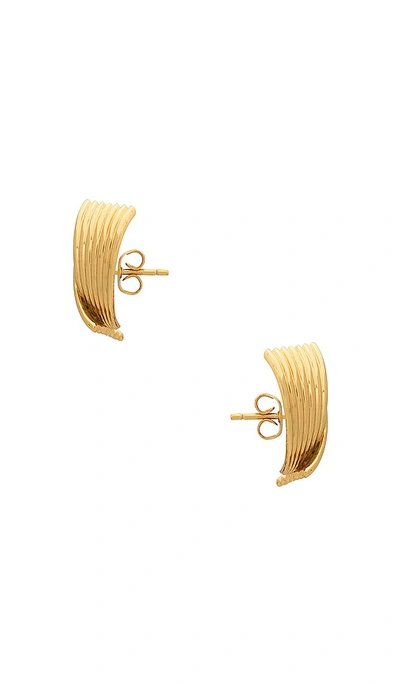 Shop Aureum Vienna Earrings In É•€é‡‘é»„é“œ