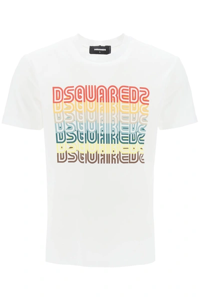 Shop Dsquared2 Skater Fit T Shirt In White