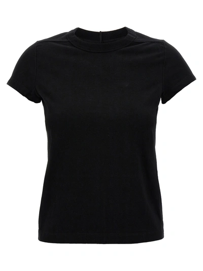 Shop Rick Owens Cropped Level Tee T-shirt In Black