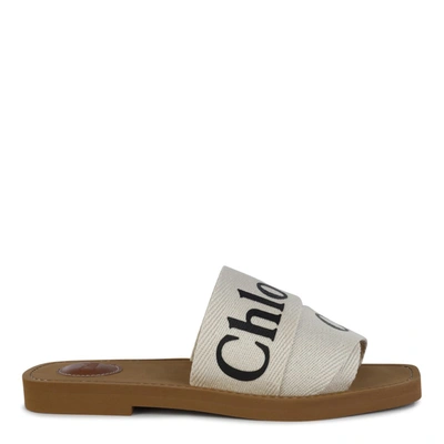 Shop Chloé Chloè Flat Shoes White