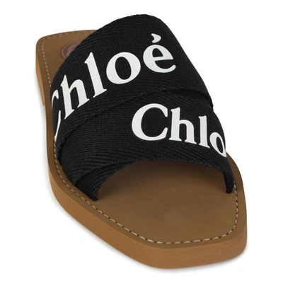 Shop Chloé Chloè Flat Shoes Black