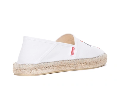 Shop Kenzo Flat Shoes In Bianco