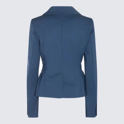 Shop Vivienne Westwood Blue Cotton Blend Blazer