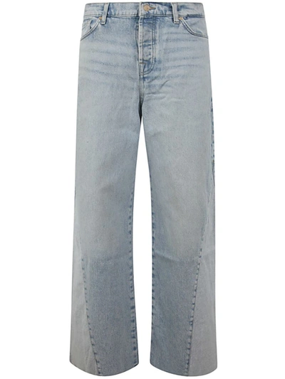 Shop 7 For All Mankind Zoey Mid Summer With Panel Jeans Clothing In Blue