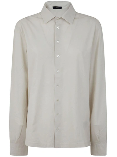 Shop Herno Crepe Shirt Clothing In White