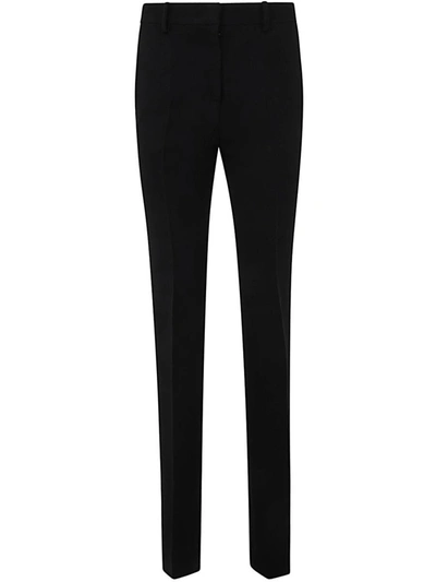 N°21 Belt Ring Button Casual Pants In Black