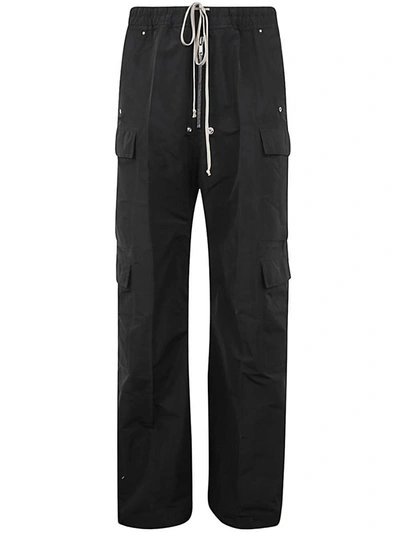 Shop Rick Owens Cargobelas Trousers Clothing In Black