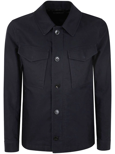 Shop Tom Ford Outwear Outer Shirt Clothing In Blue