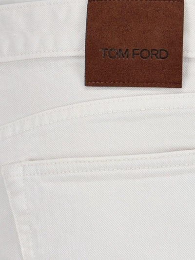 Shop Tom Ford Jeans In White