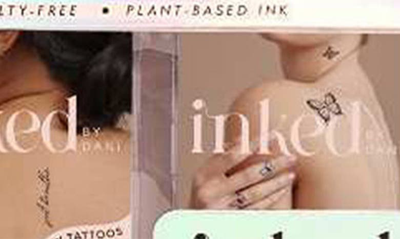 Shop Inked By Dani Deluxe Temporary Tattoo Gift Set In Multi