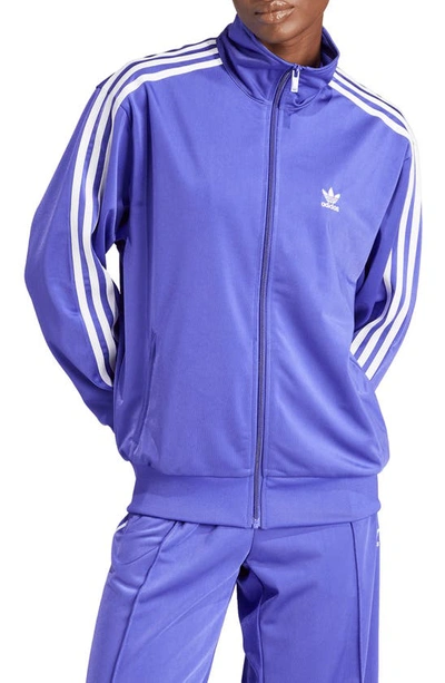 Shop Adidas Originals Adidas Firebird Recycled Polyester Track Jacket In Energy Ink