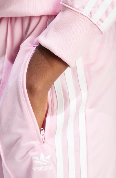 Adidas Originals Lifestyle Firebird Recycled Polyester Track Pants In True Pink