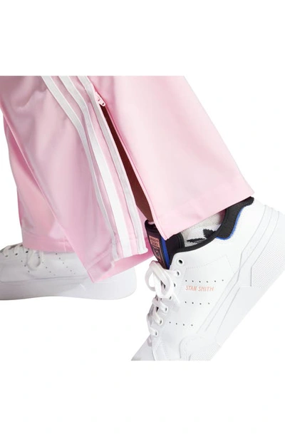Adidas Originals Lifestyle Firebird Recycled Polyester Track Pants In True Pink