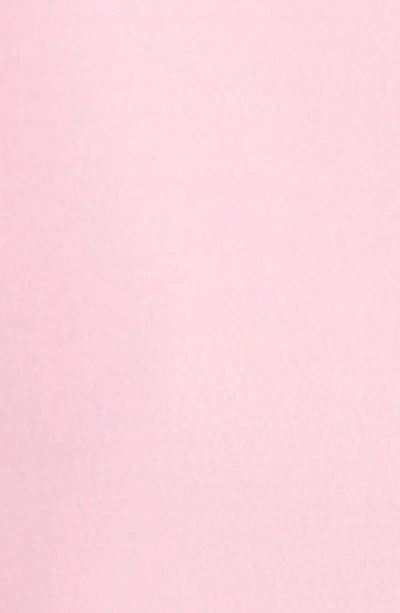 Shop Valentino Bow Detail Short Sleeve Virgin Wool & Silk Minidress In Geranium