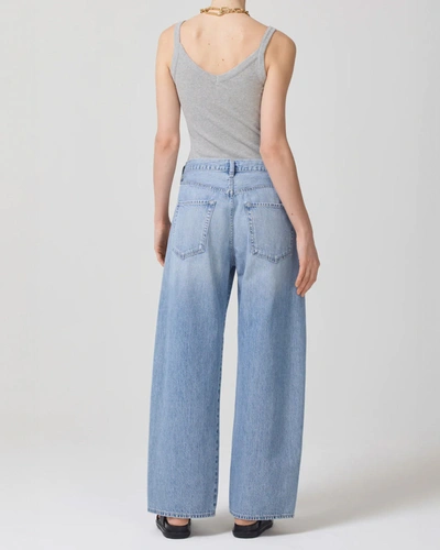 Shop Citizens Of Humanity Brynn Drawstring Trouser In Blue Lace