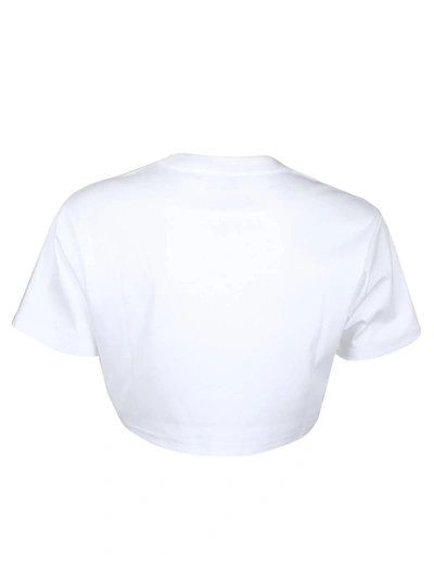 Shop Lanvin Cotton T-shirt In Optic White