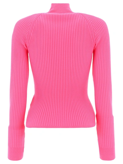 Shop Msgm Ribbed Cut Out Top