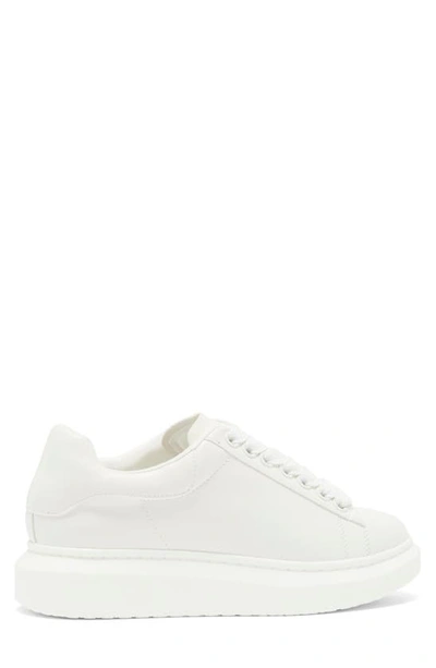 Shop Steve Madden Gaines Platform Sneaker In White