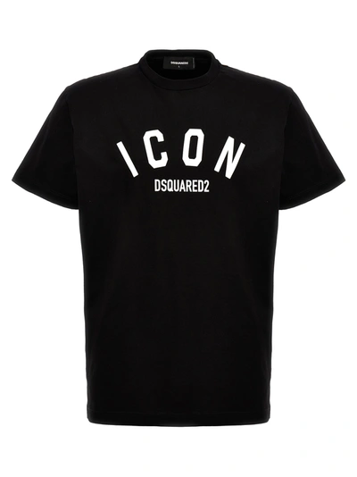 Shop Dsquared2 Be Icon T-shirt White/black