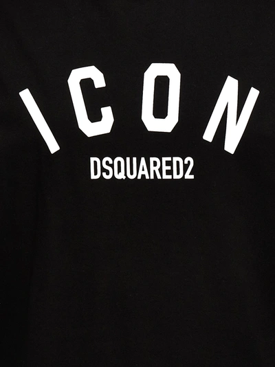 Shop Dsquared2 Be Icon T-shirt White/black