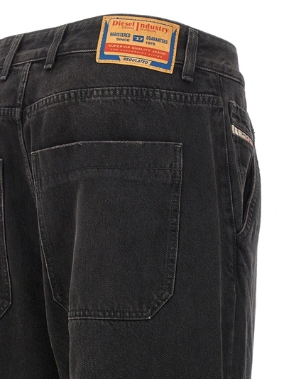 Shop Diesel D-sire-cargo Jeans Black